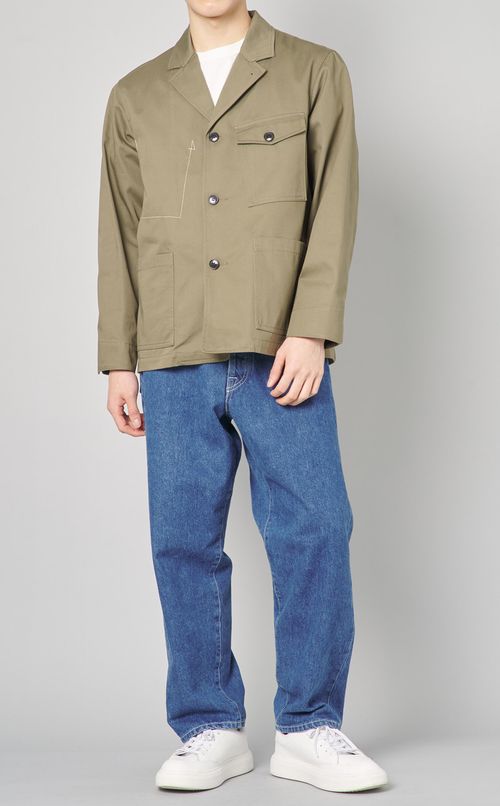 コットンカバーオールジャケット