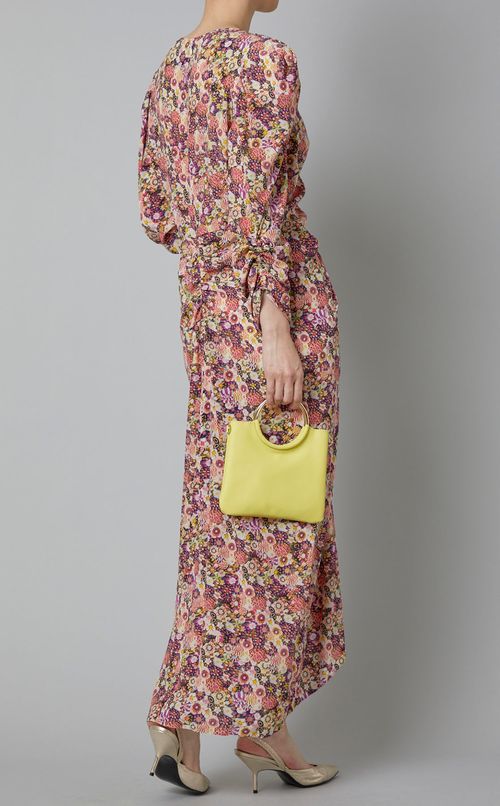 サークルメタルハンドルミニバッグ