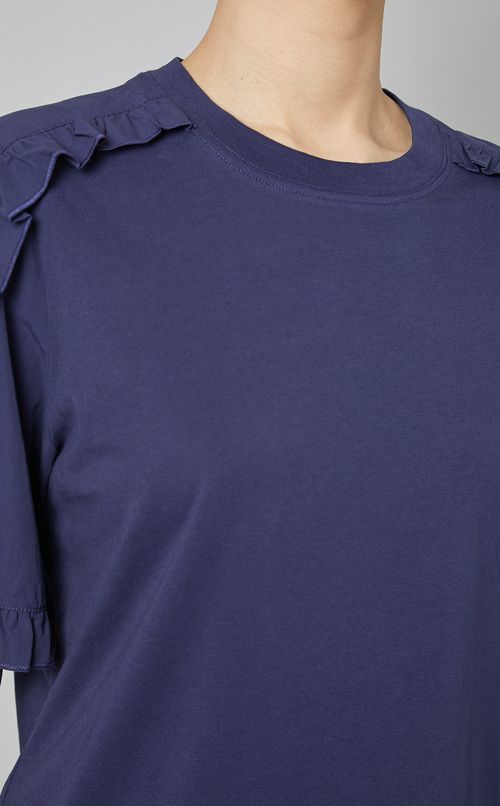 フリルジャージプルオーバー