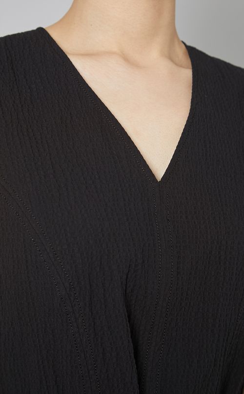 ノースリーブギャザーワンピース