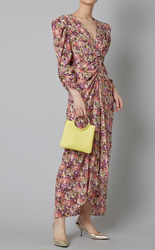 サークルメタルハンドルミニバッグ