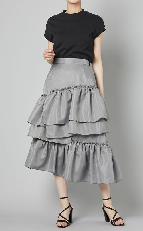 ランダムティアードフリルスカート