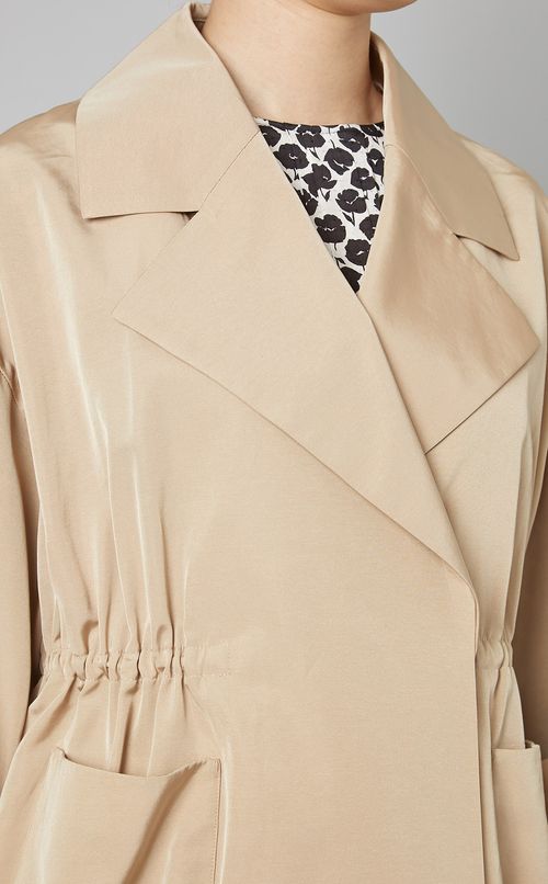 グログランタフタブルゾン