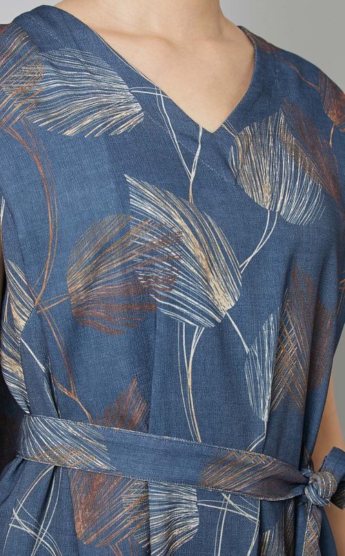 リーフプリントワンピース