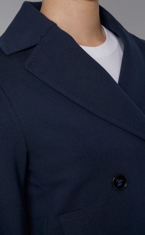 Pコート型ジャージジャケット