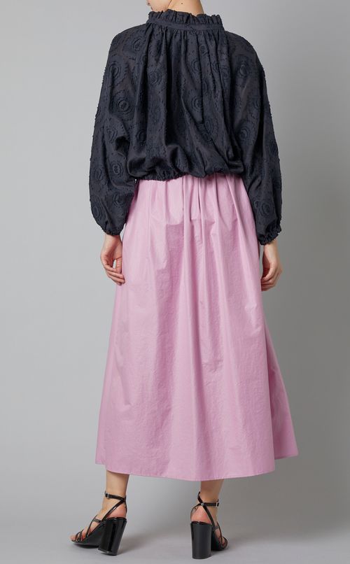 フラワージャガードドローコードブルゾン