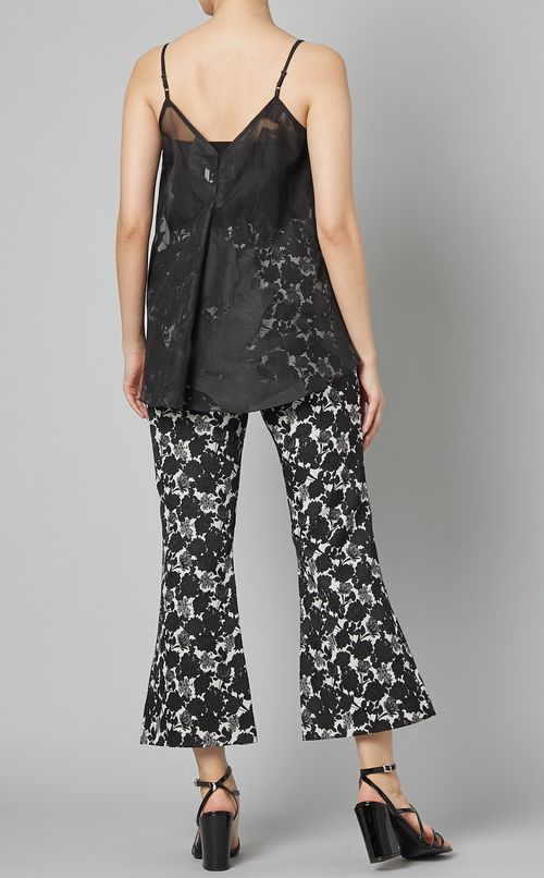 オパールシースルーフラワーキャミソール