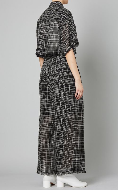 サマーウールチェックシャツ