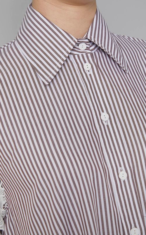 レースコンビストイプマキシワンピース