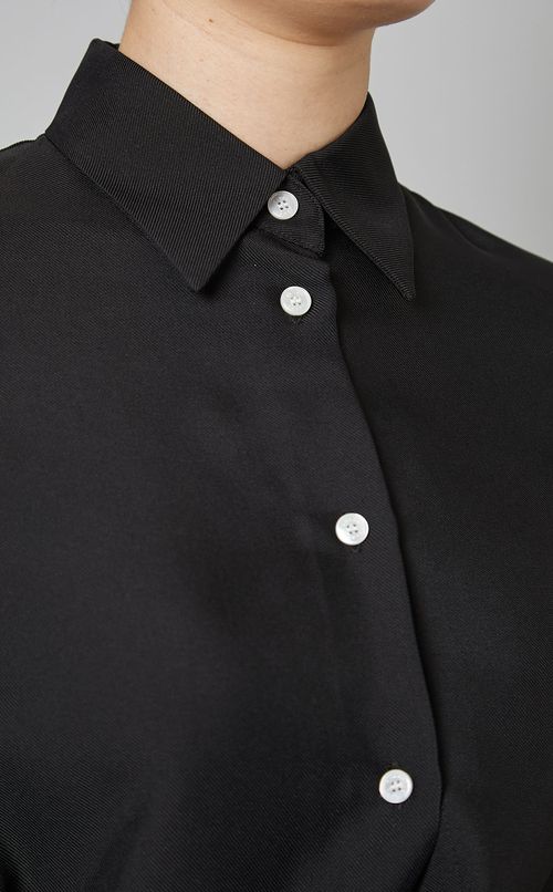 アシンメトリーロングスリーブシャツ