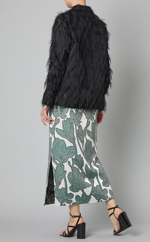 フリンジカットロングスリーブシャツ