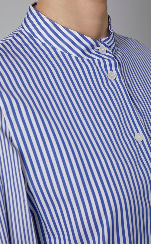 ストライプレイヤードスリーブシャツ