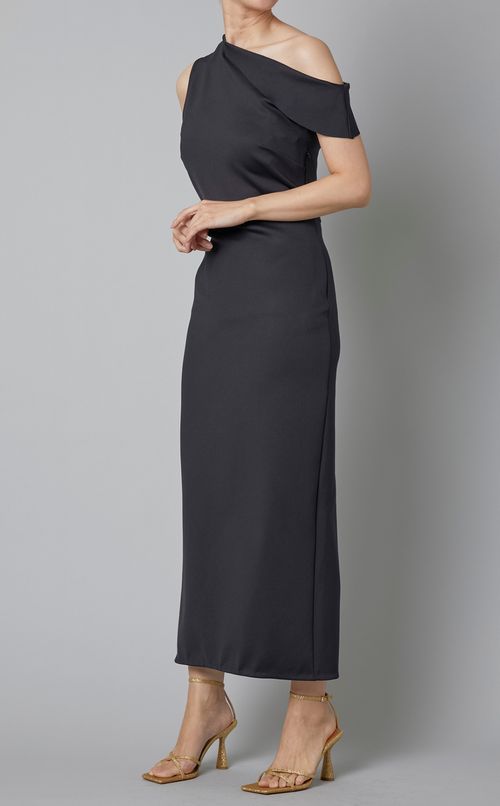 スキューバタイトロングドレス