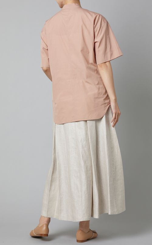 ドレープコットンシャツ