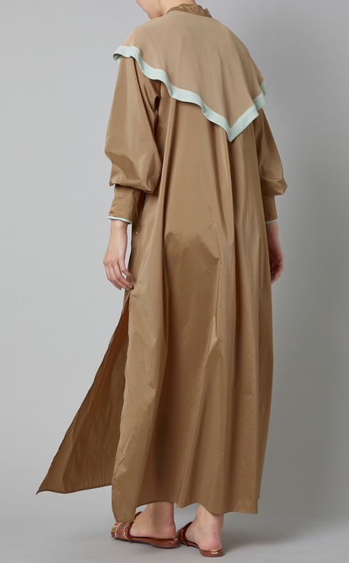 エンブロイダリーバイカラーワンピース