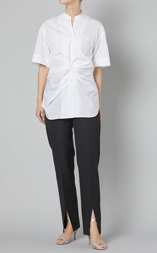 ドレープコットンシャツ