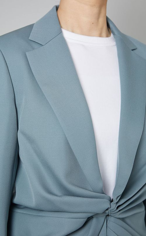 ドレープフロントテーラードジャケット