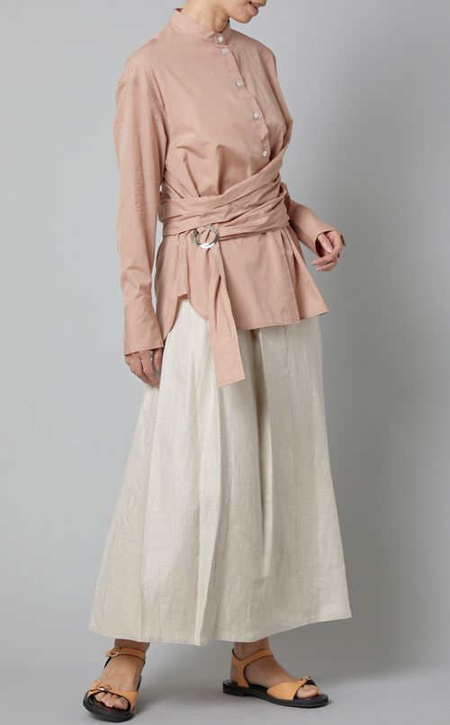 コットンドレープシャツ