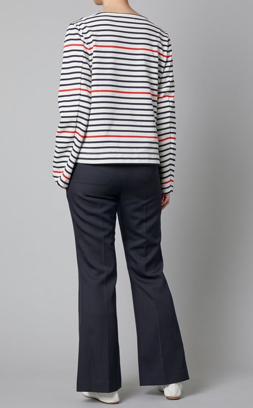 バスクデザインボーダートップス