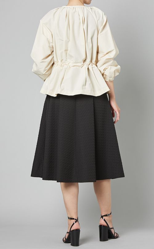 ギャザーペプラムブルゾン