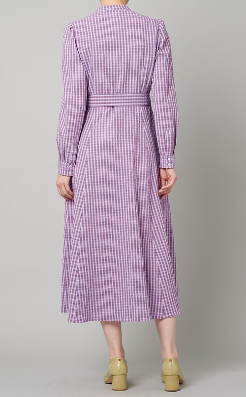 シアサッカーストライプワンピース