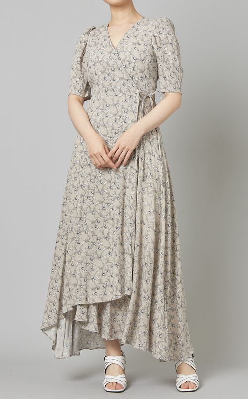 トルフラワープリントワンピース