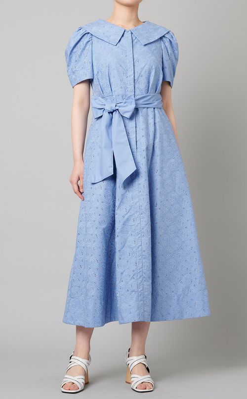 エンブロイダリーシャツワンピース