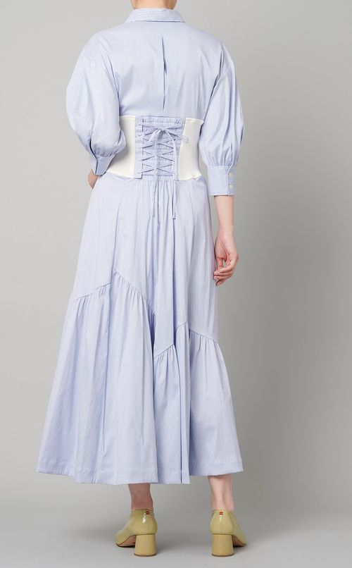 ランダムティアードシャツワンピース