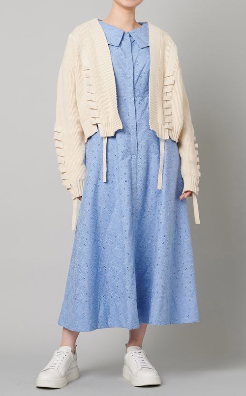 エンブロイダリーシャツワンピース