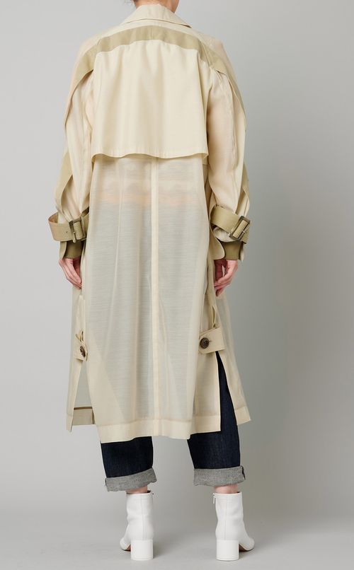 オーガンジートレンチコート