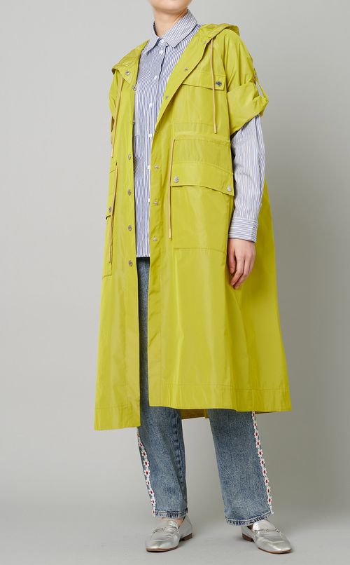 ダブルポケットストライプシャツ