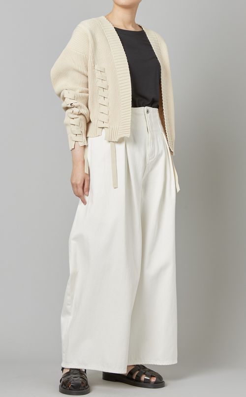 デニムワイドパンツ