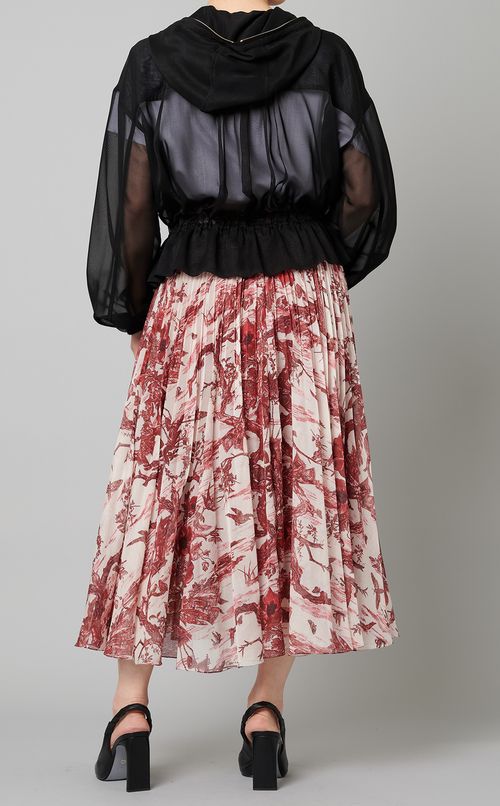 シースルージップアップブルゾン