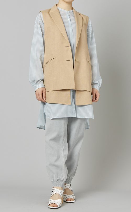 レイヤードデザインベスト