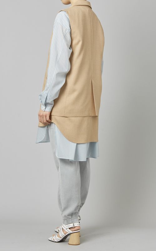 レイヤードデザインベスト