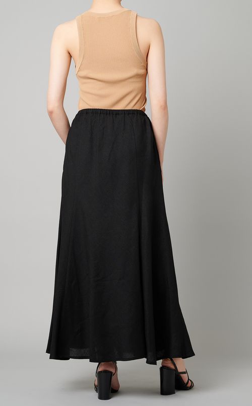 リネンフレアースカート