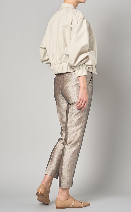 ギャザースリーブMA-1ブルゾン