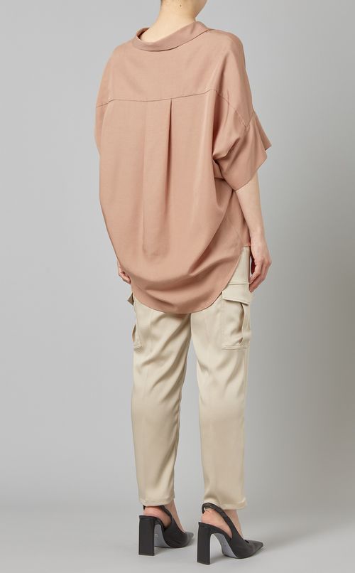 スキッパーブラウスプルオーバー