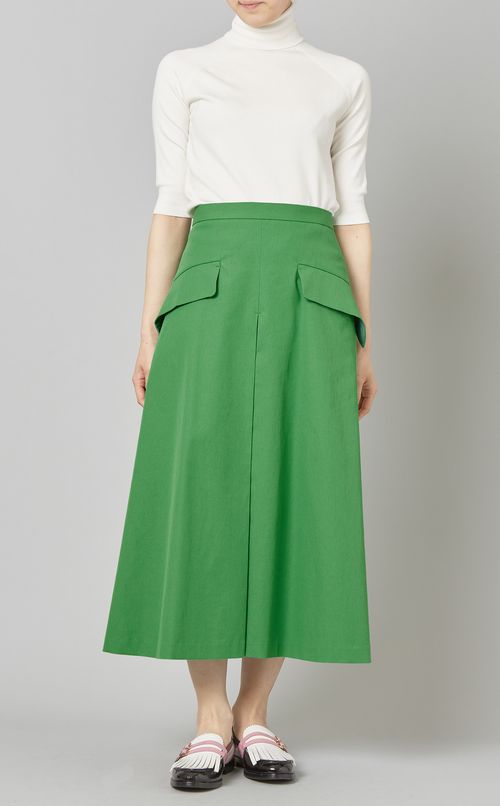 ボックスタックフレアスカート