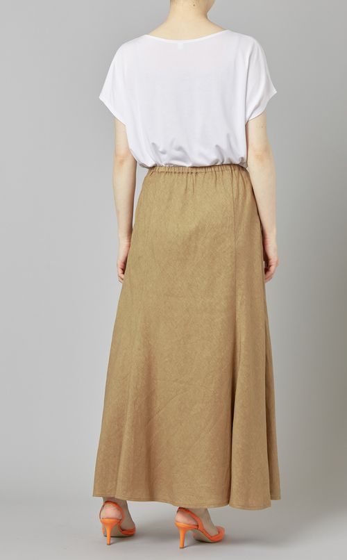 リネンフレアースカート