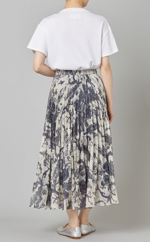 マルチプリントプリーツスカート