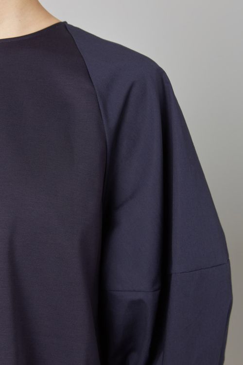 異素材コンビプルオーバー