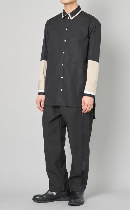 コンビファブリックベルテッドパンツ