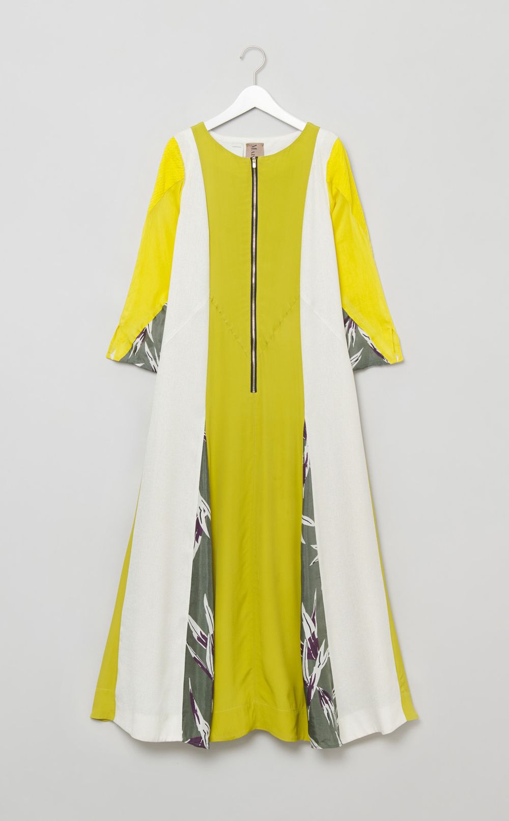 【reADdress】カラーブロックジップワンピース