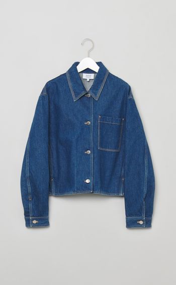 デニムクロップドジャケット