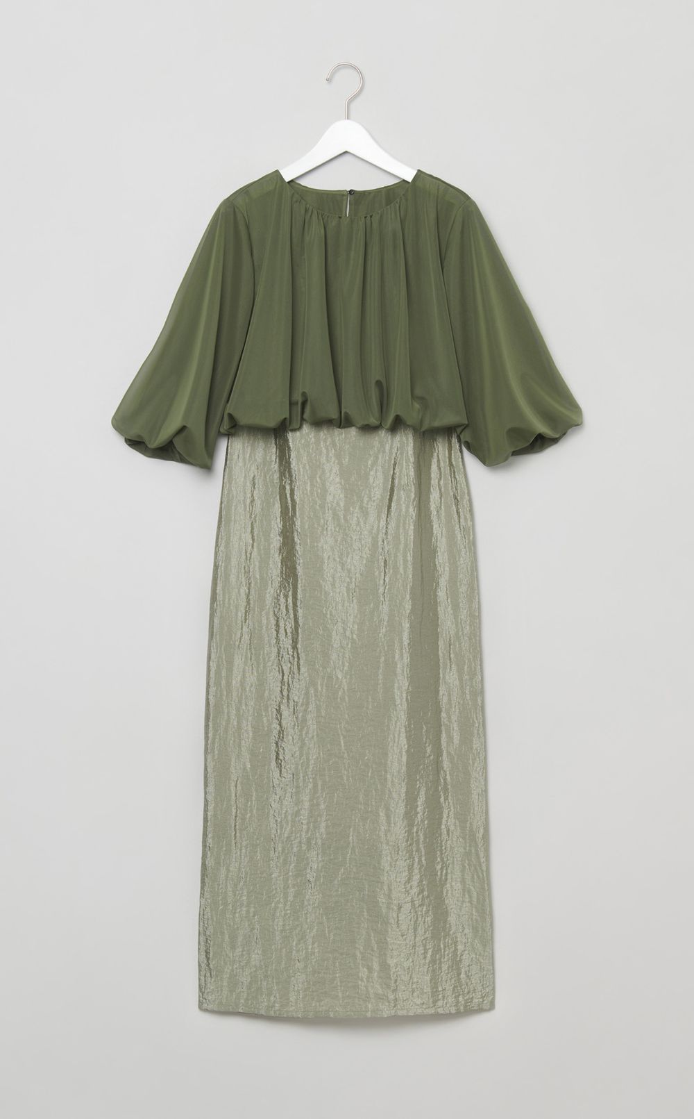 ギャザートップスセットキャミドレス