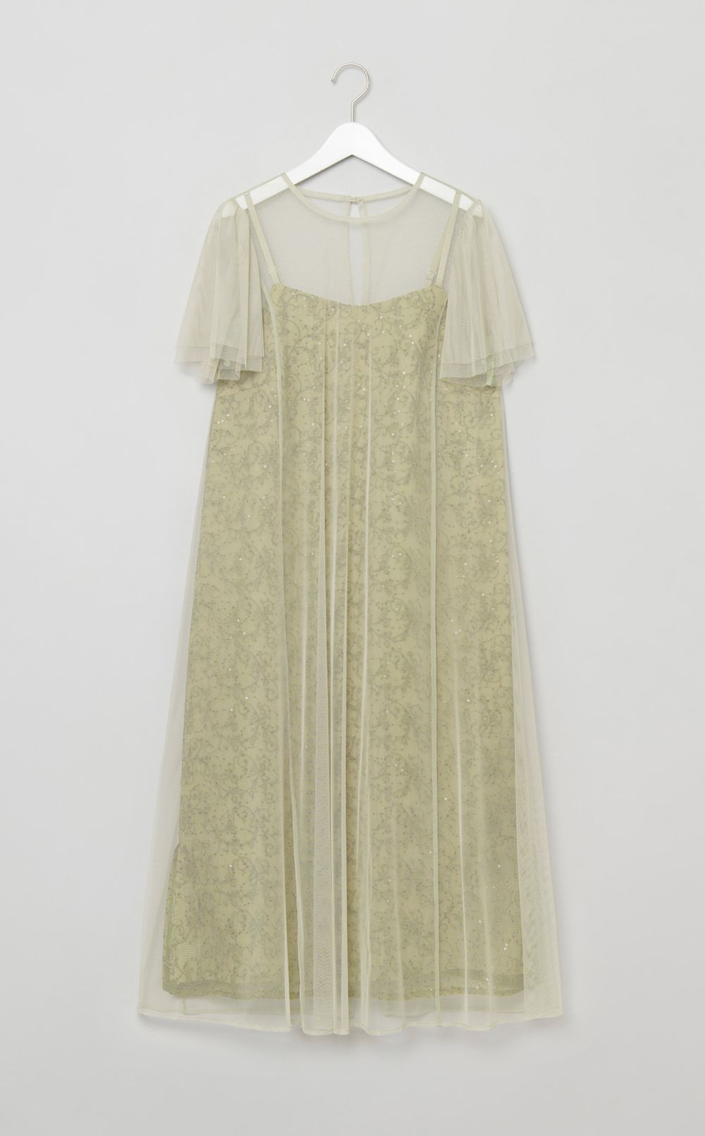 チュールセットキャミソールドレス