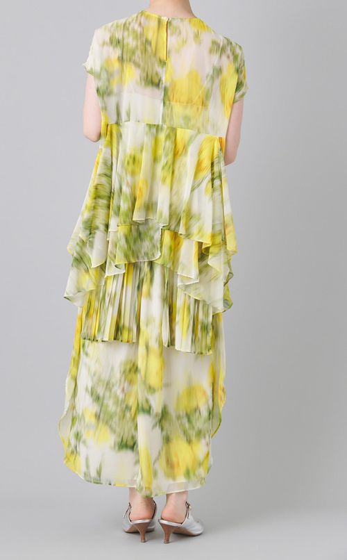 フラワープリントフレアスカート