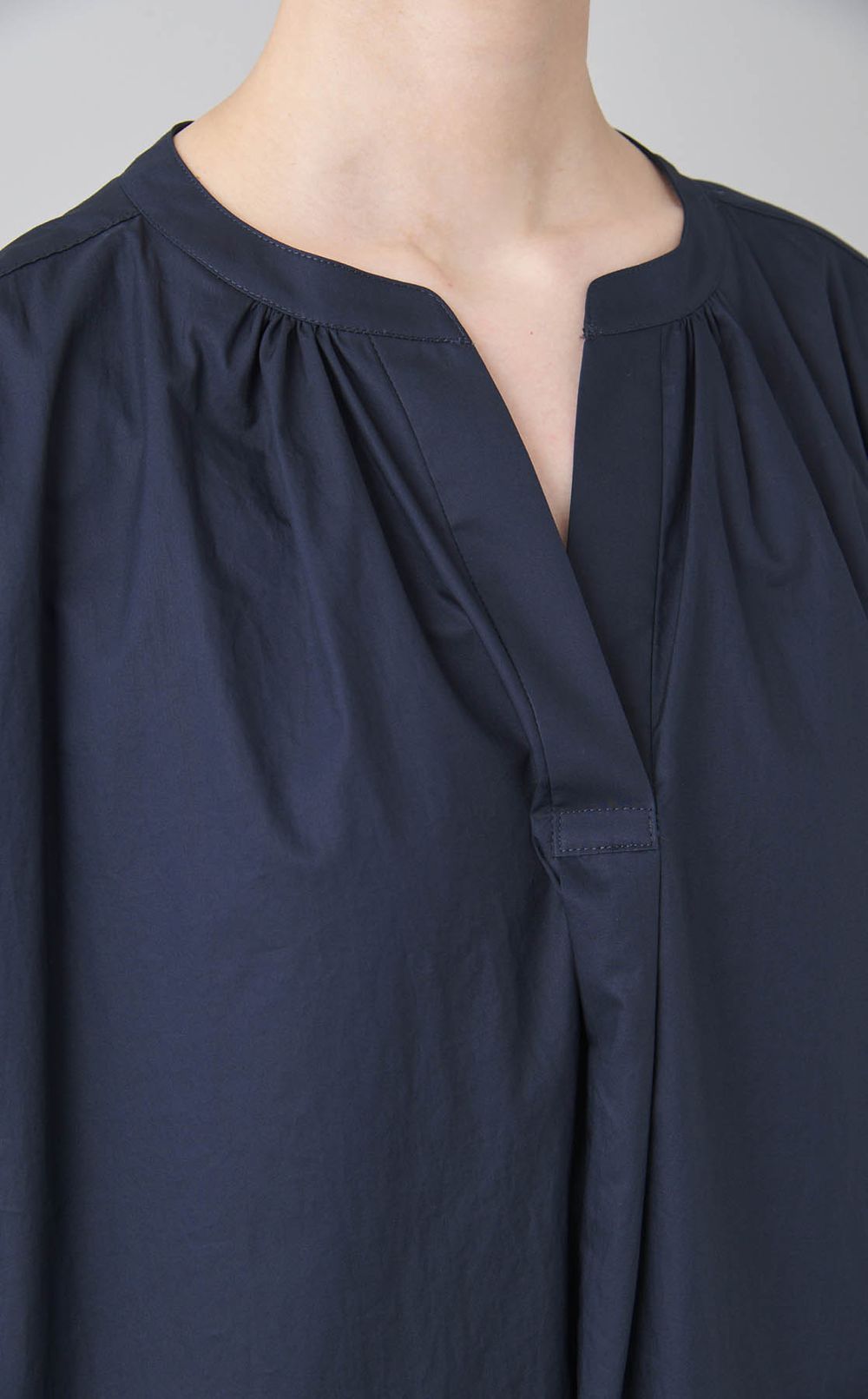 ボリュームスリーブスキッパーワンピース