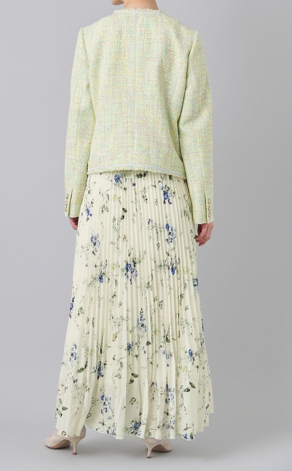 フリンジツイードジャケット